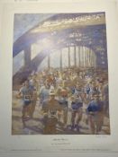 Marathon Runners By Fletcher Sibthorpe Limited Edition Print