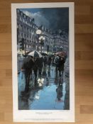 Umbrellas By Franklyn J Scott Limited Edition Signed Print