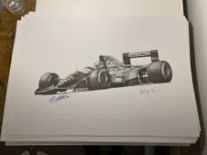 Alan Stammers and Johnny Herbert Signed Limited Edition Print