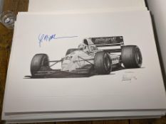 Christian Fittipaldi and Alan Stammers Signed Limited Edition Print