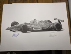 Alan Stammers and Nelson Piquet Signed Limited Edition Print