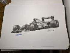 Alan Stammers and Johnny Herbert Signed Limited Edition Print
