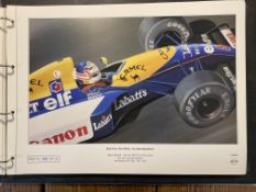 John Batchelor Limited Edition Print, Red Five-Five Wins