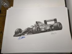 Alan Stammers and Johnny Herbert Signed Limited Edition Print