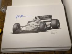 Christian Fittipaldi and Alan Stammers Signed Limited Edition Print
