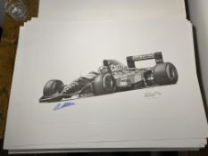 Alan Stammers and Johnny Herbert Signed Limited Edition Print