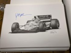 Christian Fittipaldi and Alan Stammers Signed Limited Edition Print
