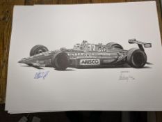 Alan Stammers and Nelson Piquet Signed Limited Edition Print