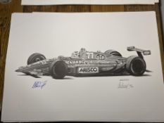 Alan Stammers and Nelson Piquet Signed Limited Edition Print