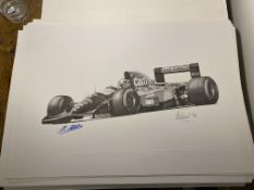 Alan Stammers and Johnny Herbert Signed Limited Edition Print