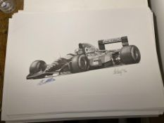 Alan Stammers and Johnny Herbert Signed Limited Edition Print