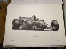 Alan Stammers Artist Proof of David Coulthard