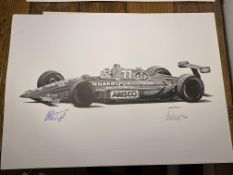 Alan Stammers and Nelson Piquet Signed Limited Edition Print