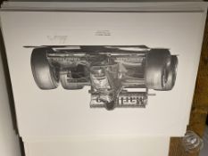 Alan Stammers signed Gerhard Berger Limited Edition Print