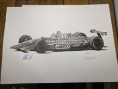 Alan Stammers and Nelson Piquet Signed Limited Edition Print