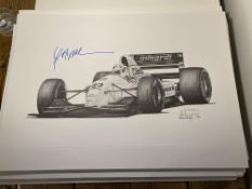 Christian Fittipaldi and Alan Stammers Signed Limited Edition Print