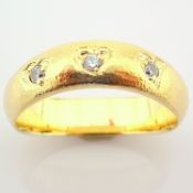 14K Yellow Gold Engagement Ring, For Her
