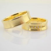 14K Yellow Gold Engagement Ring, For Couple