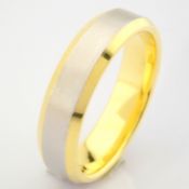14K Yellow and White Gold Engagement Ring, For Him