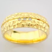 14K Yellow Gold Engagement Ring, For Her