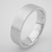 14K White Gold Engagement Ring, For Him