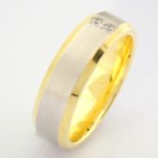 14K Yellow and White Gold Engagement Ring, For Her