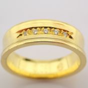 14K Yellow Gold Engagement Ring, For Her