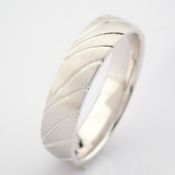 14K White Gold Engagement Ring, For Him