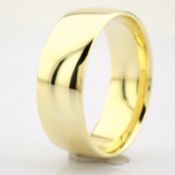 14K Yellow Gold Engagement Ring, For Him