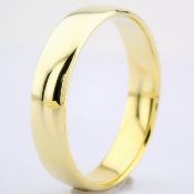 14K Yellow Gold Engagement Ring, For Her