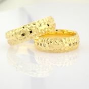 14K Yellow Gold Engagement Ring, For Couple