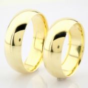 14K Yellow Gold Engagement Ring, For Couple