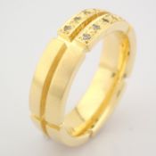 14K Yellow Gold Engagement Ring, For Her