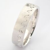 14K White Gold Engagement Ring, For Her