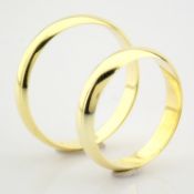 14K Yellow Gold Engagement Ring, For Couple