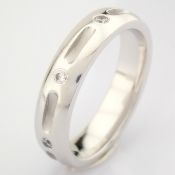 14K White Gold Engagement Ring, For Her