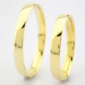 14K Yellow Gold Engagement Ring, For Couple