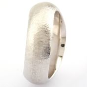 14K White Gold Engagement Ring, For Her