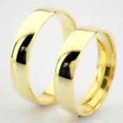 14K Yellow Gold Engagement Ring, For Couple