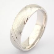 14K White Gold Engagement Ring, For Him