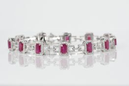 Ruby & Diamond Bracelet