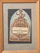 Altes Weinetikett 
