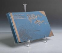 Postkarten-Sammelalbum (Jugendstil, um 1900), bez. 