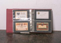 Weinetikettensammlung (18.-19. Jahrhundert), insg. 249 Stück, zum Großteil aus der Zeit<b