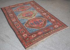 Kasak Teppich (Kaukasus, wohl 19. Jahrhundert), Wolle auf Wolle, handgeknüpft,<