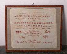 Strickmustertuch (datiert 