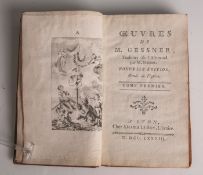 Oeuvre de M. Gessner, Traduites de l'Allemand par M. Huber, neue Edition, Ornée deFigures, Band 1,