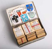 Großes Konvolut von Sammelalbum-Einklebebildern 