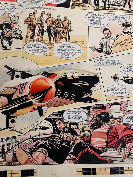 Storyboard artwork from Thunderbirds "The Earthquake Maker" TV21 No 143 - No3 1967 by the famous - Image 4 of 5