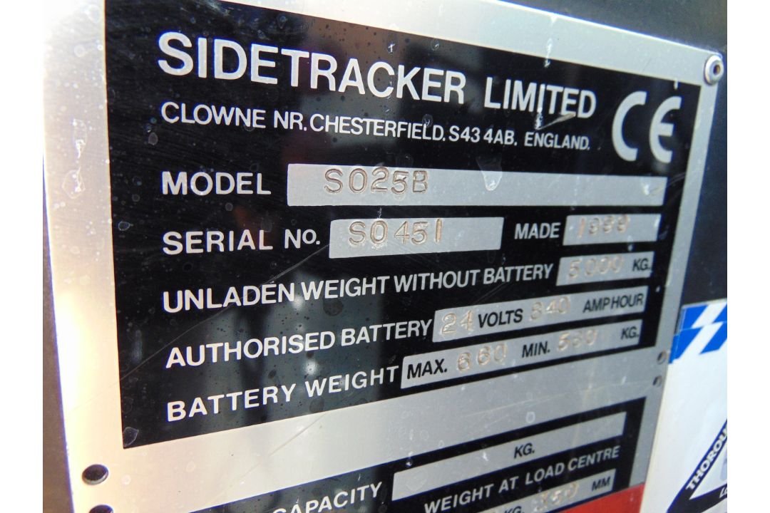 1999 Sidetracker S025B 4 Way Drive 4-way Reach Truck - Image 29 of 31